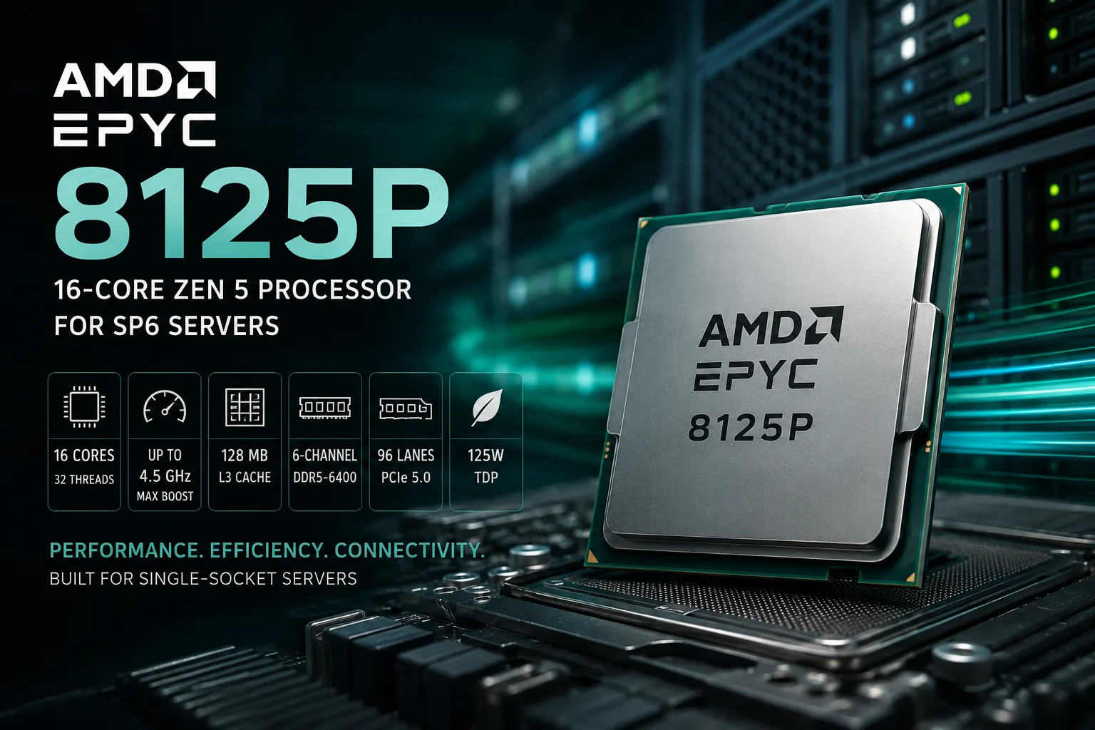 Test du processeur AMD EPYC 8125P