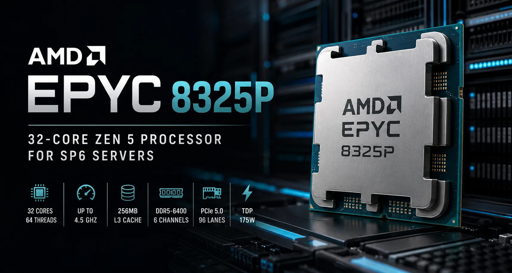 Análisis del procesador AMD EPYC 8325P