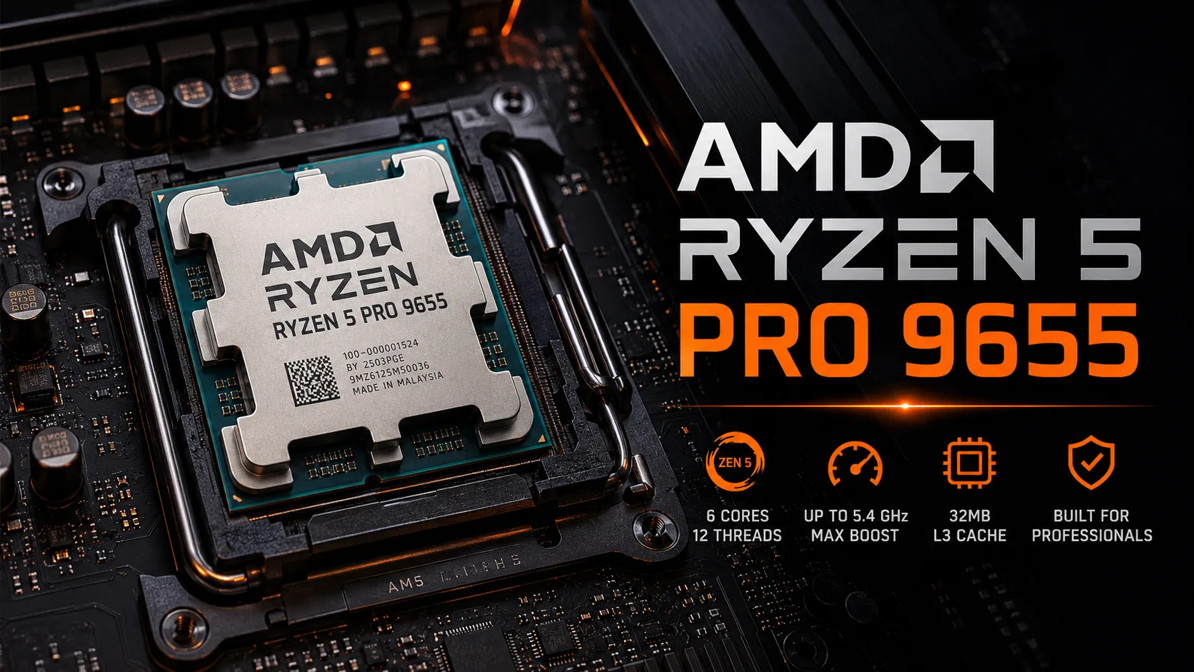 AMD Ryzen 5 PRO 9655 프로세서 리뷰