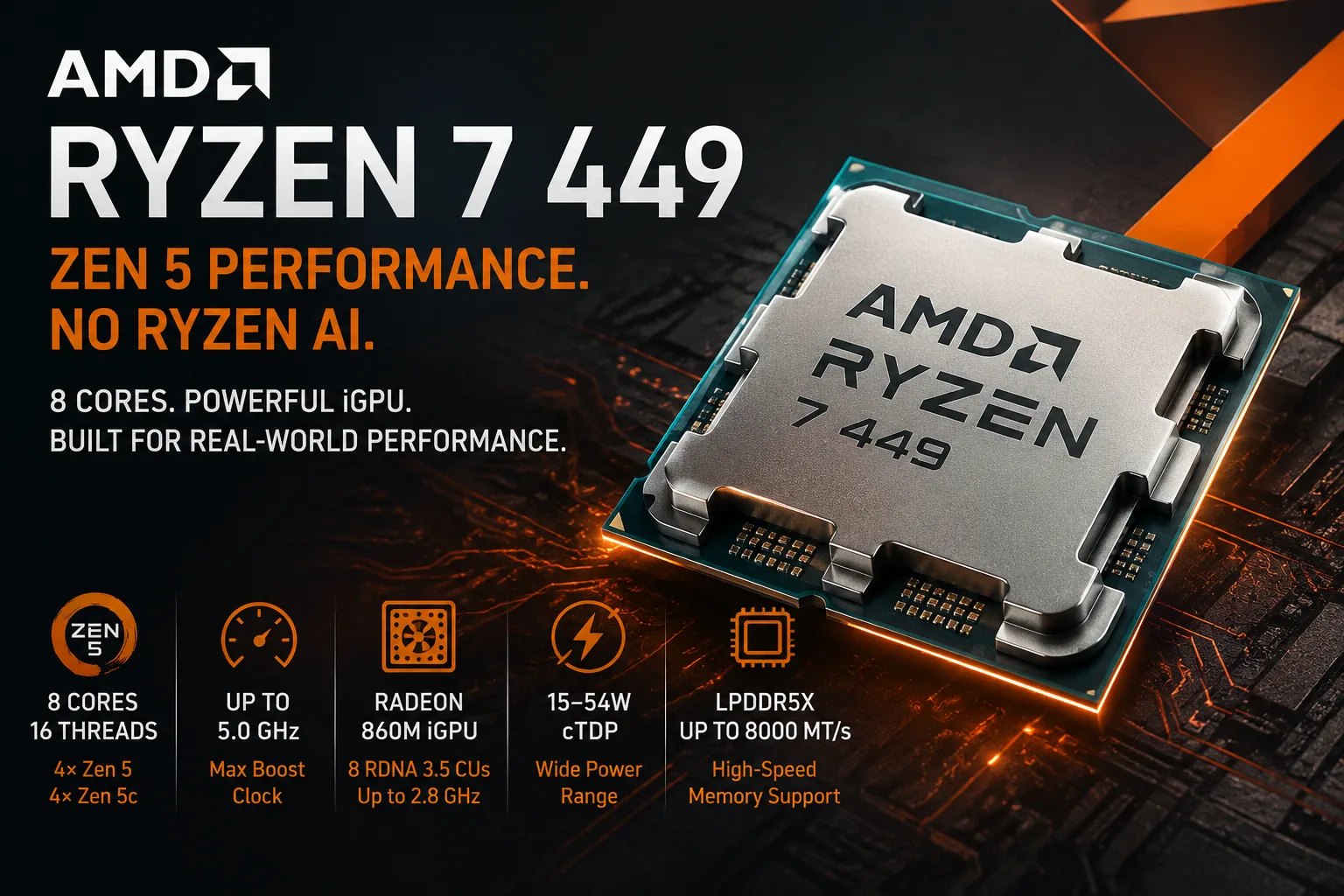 AMD Ryzen 7 449 processor review
