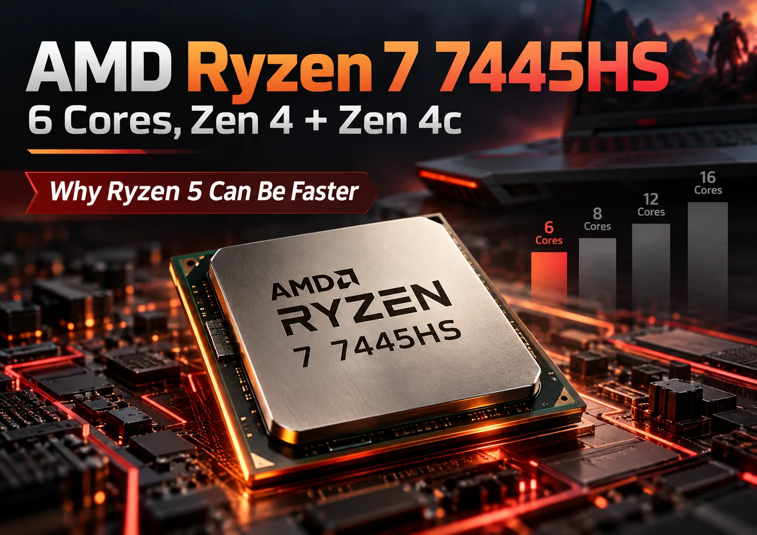 Análisis del procesador AMD Ryzen 7 7445HS