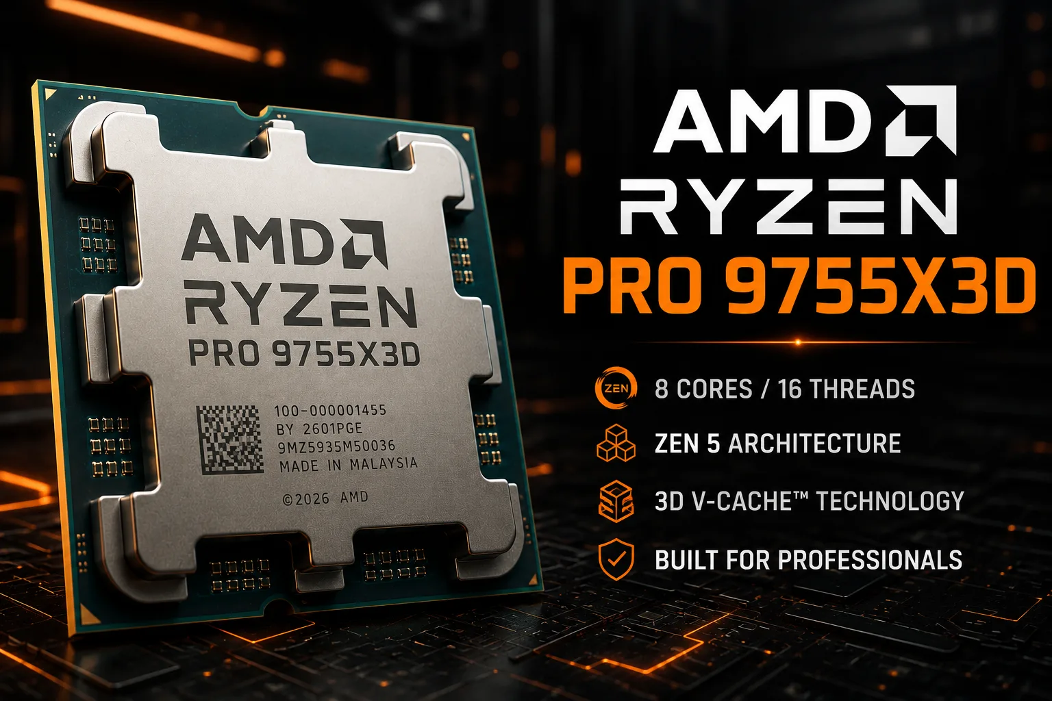 Análisis del procesador AMD Ryzen 7 PRO 9755X3D