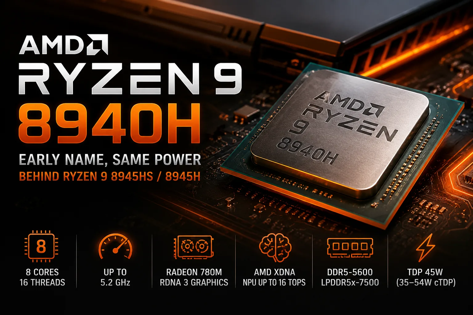 Análise do processador AMD Ryzen 9 8940H