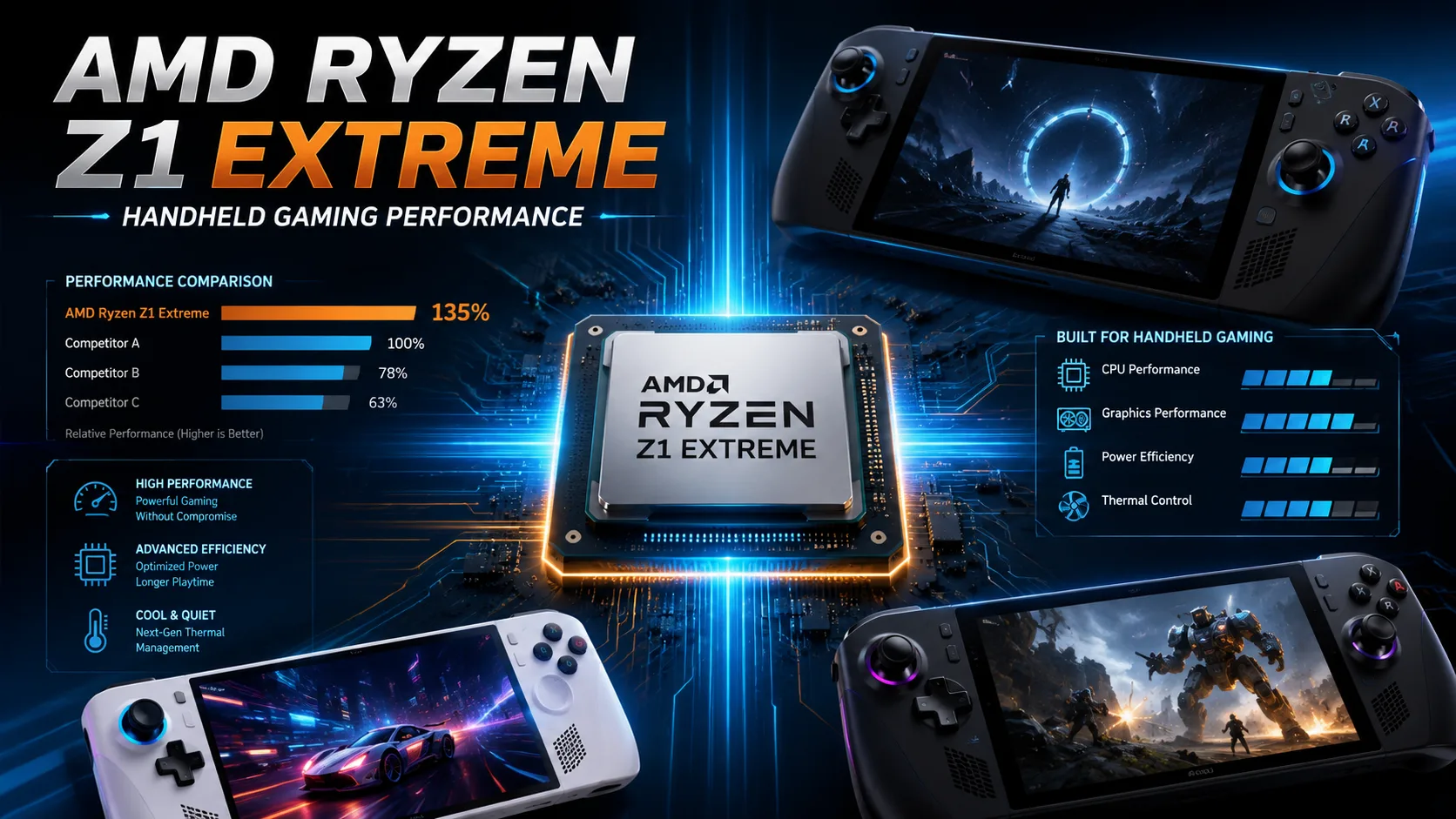 AMD Ryzen Z1 Extreme 프로세서 리뷰