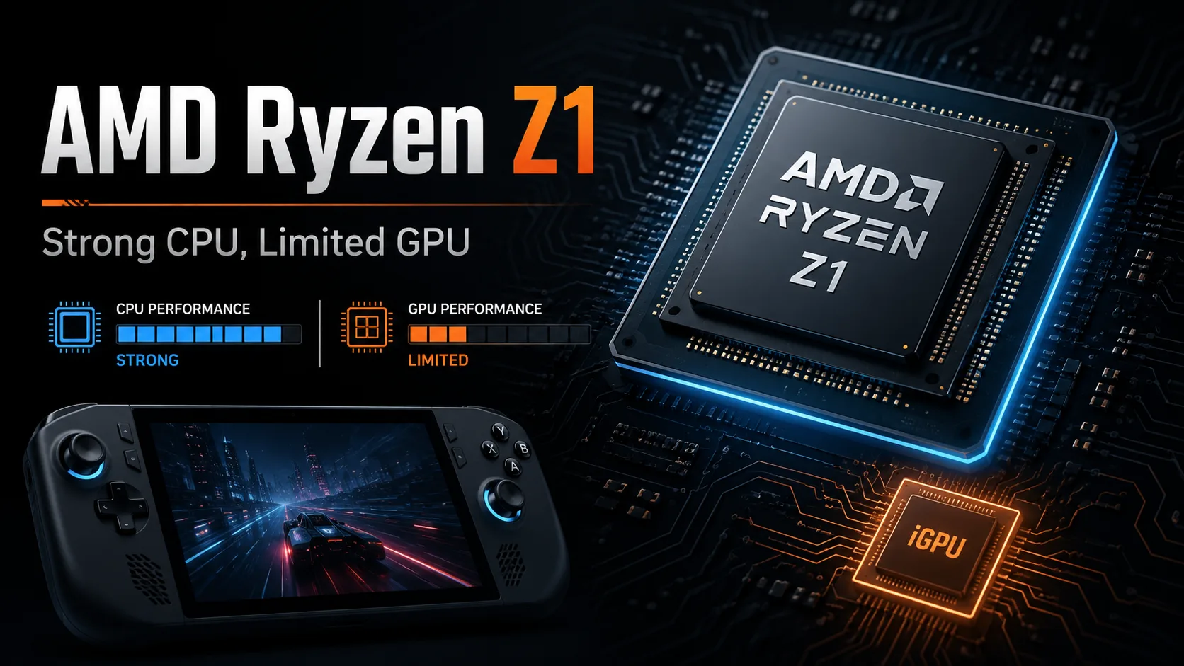 AMD Ryzen Z1 프로세서 리뷰