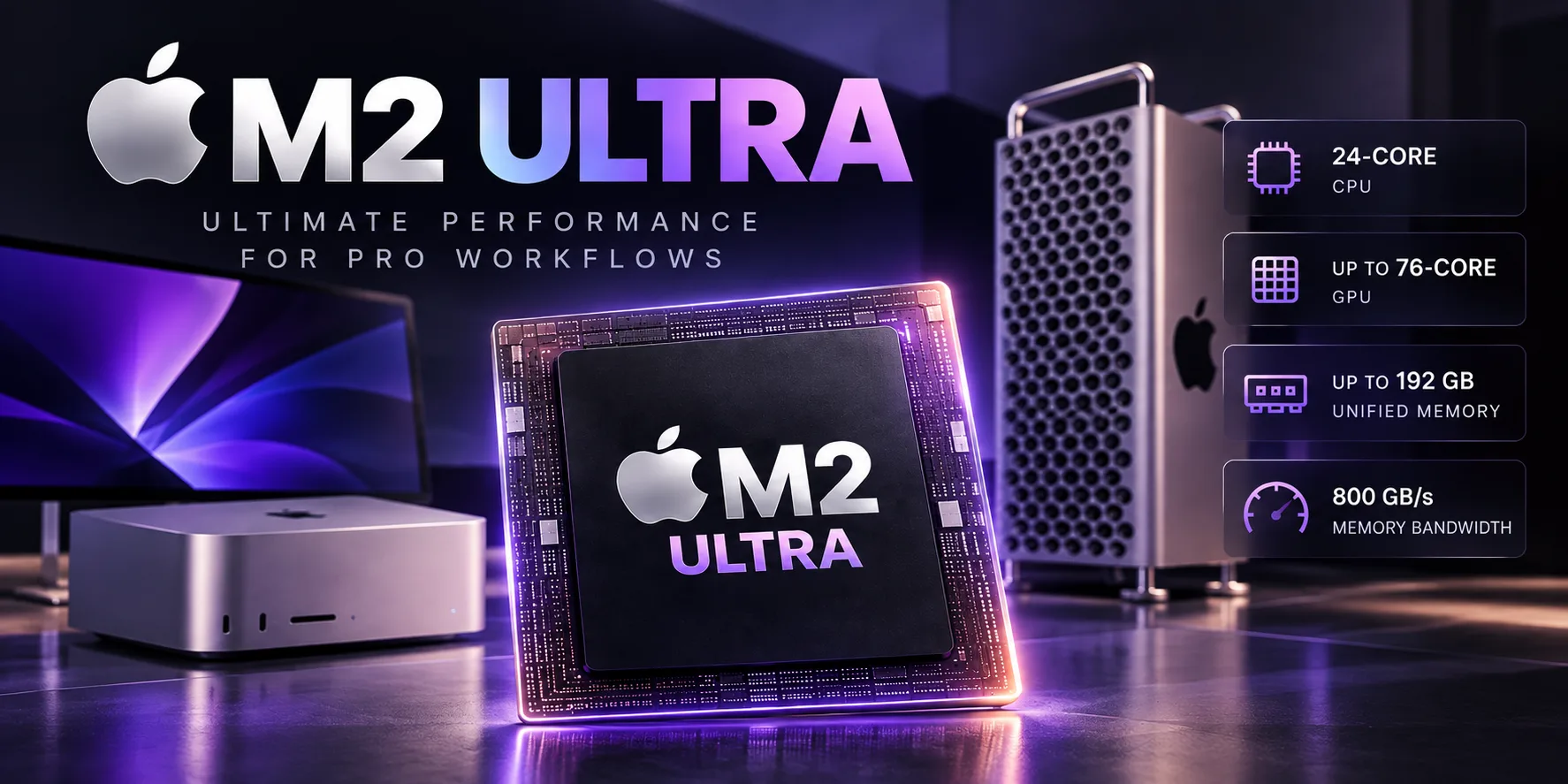 Análise do processador Apple M2 Ultra