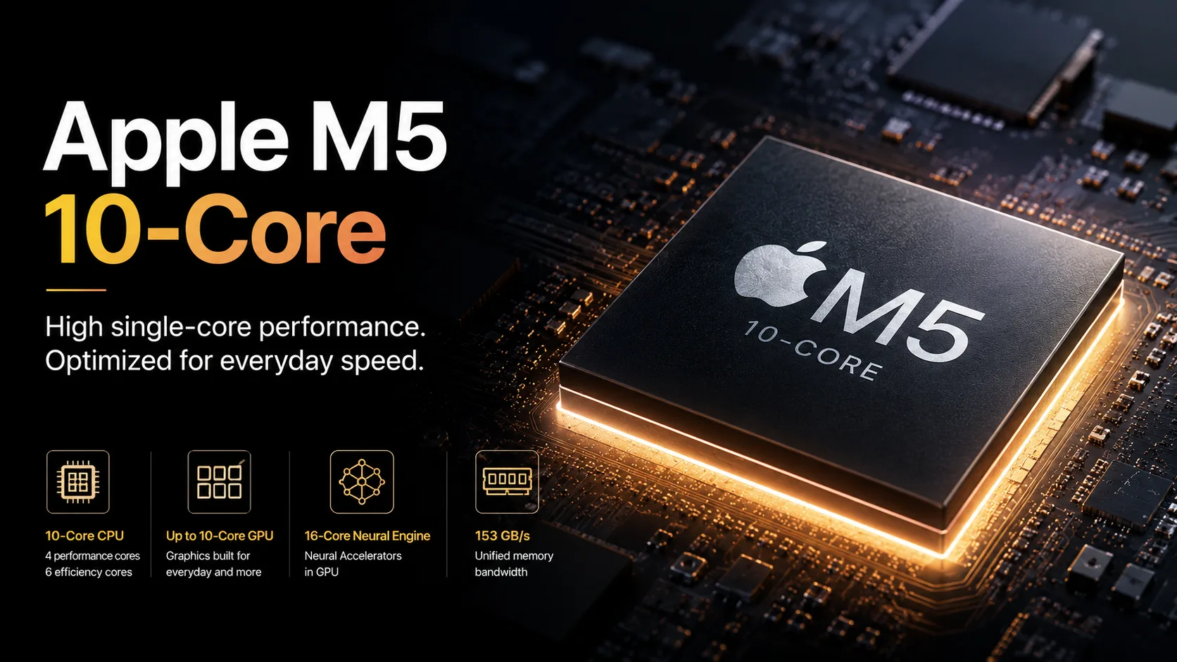 Apple M5 10 Cores 프로세서 리뷰