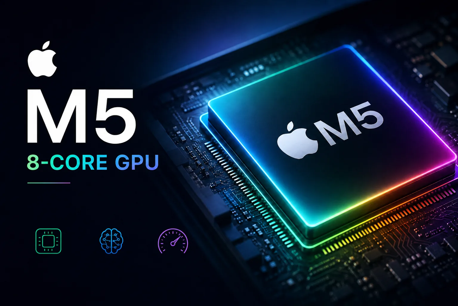 Обзор процессора Apple M5 (8-core GPU)