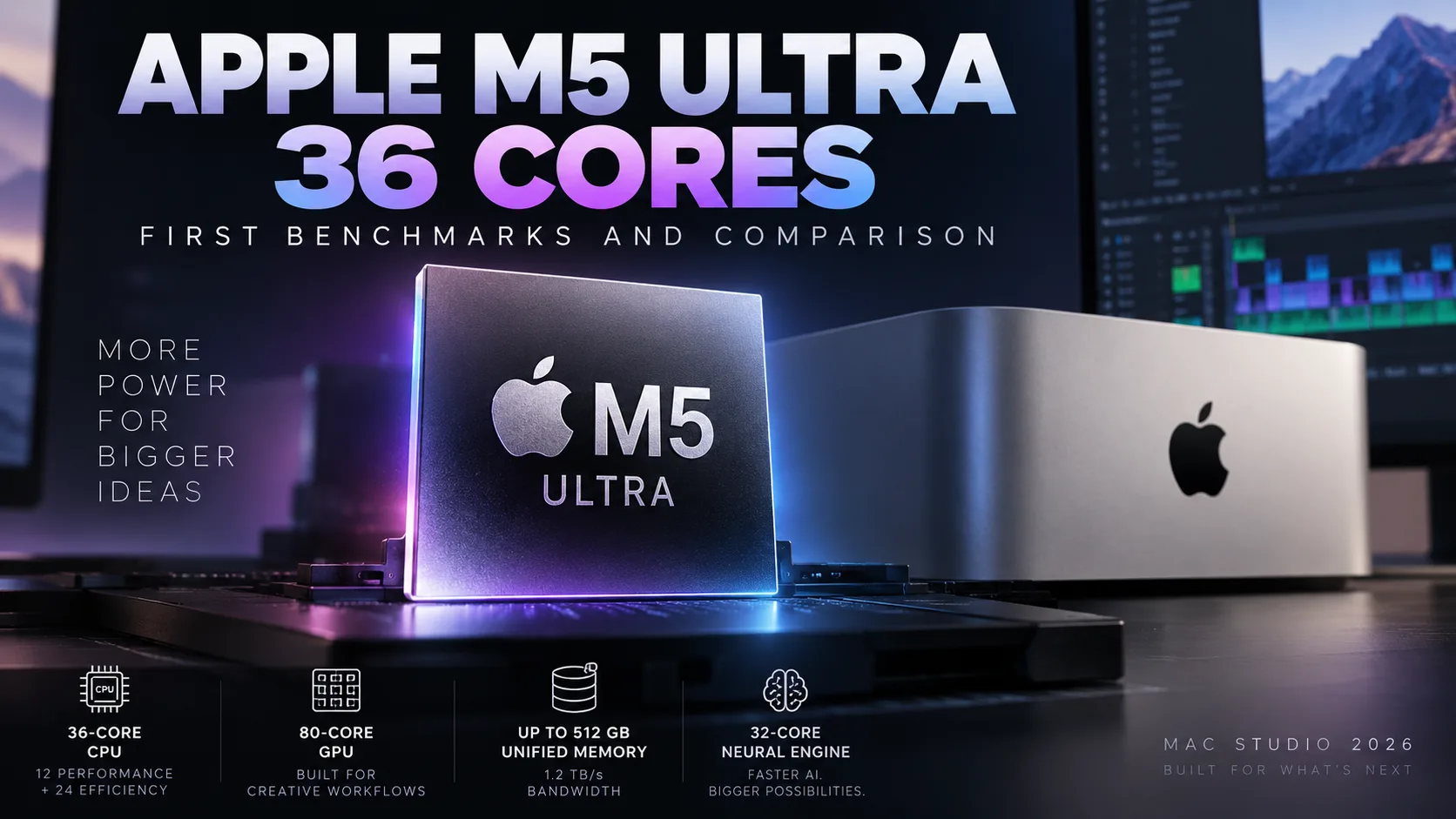 Test du processeur Apple M5 Ultra 36 Cores