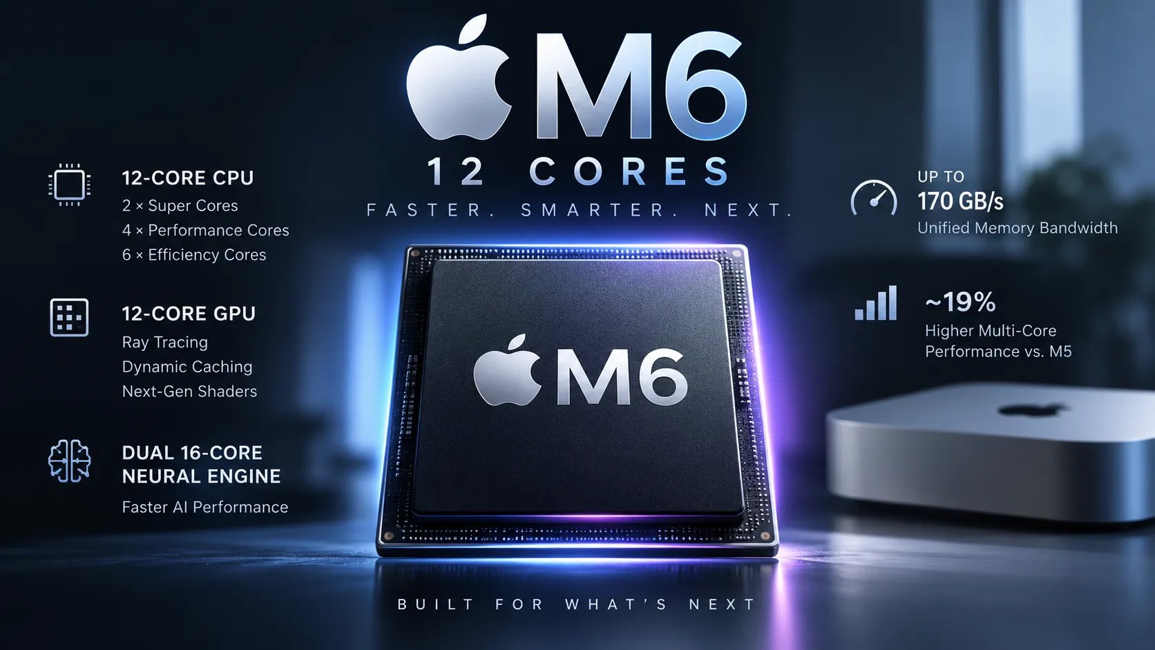 Análise do processador Apple M6 12 Cores
