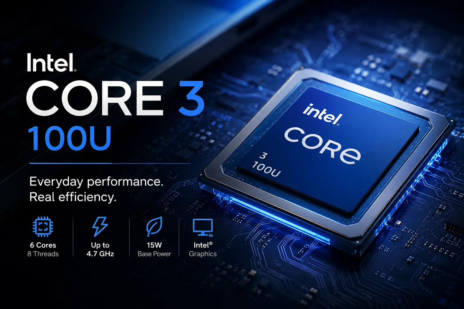 Recensione del processore Intel Core 3 100U