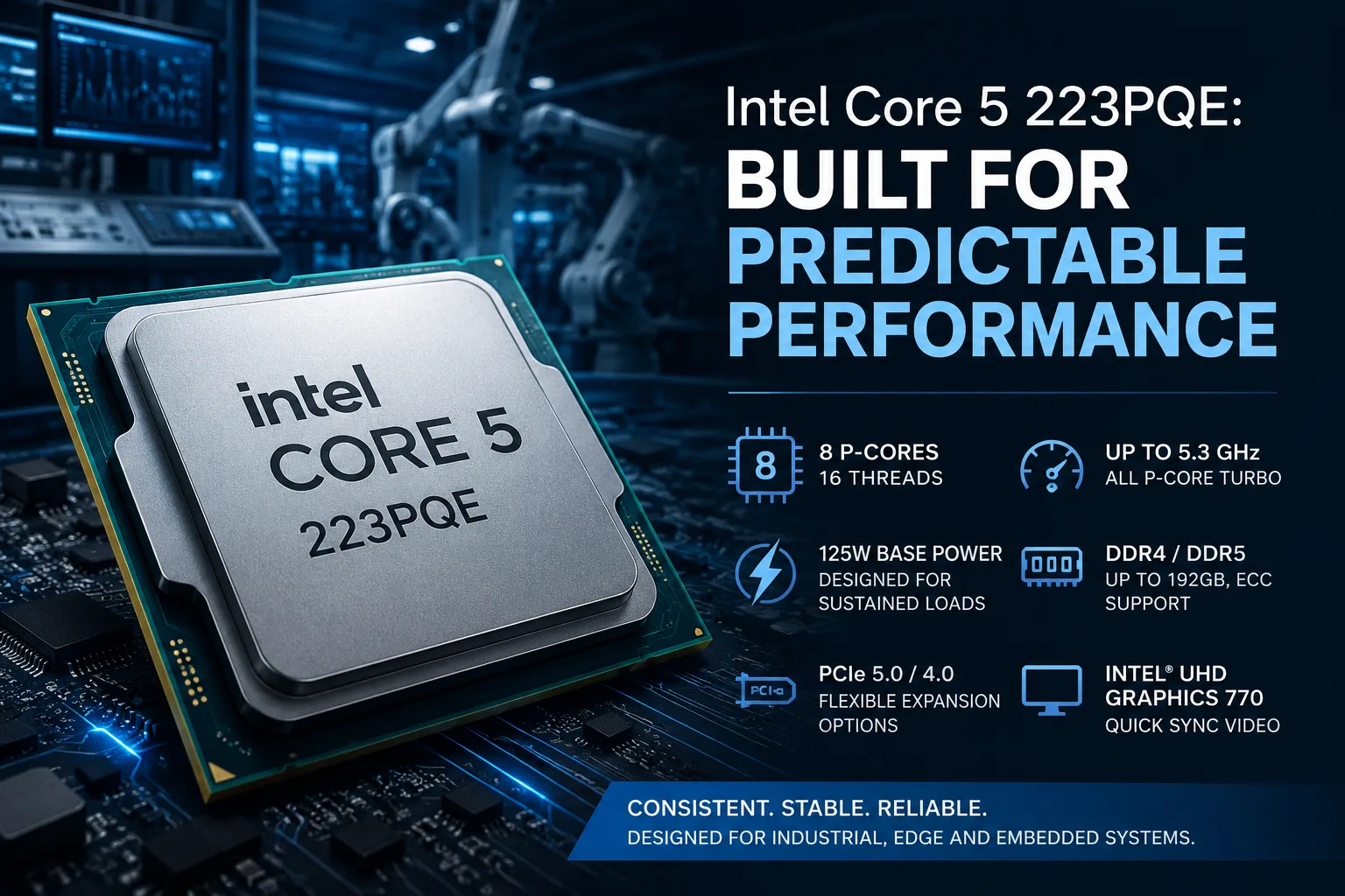 Обзор процессора Intel Core 5 223PQE