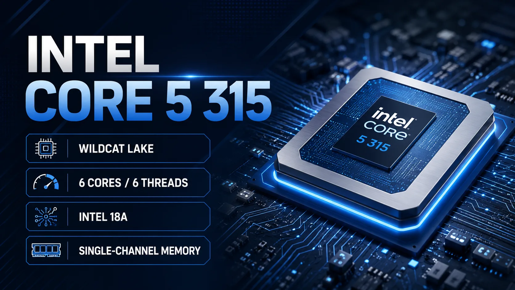Intel Core 5 315 프로세서 리뷰