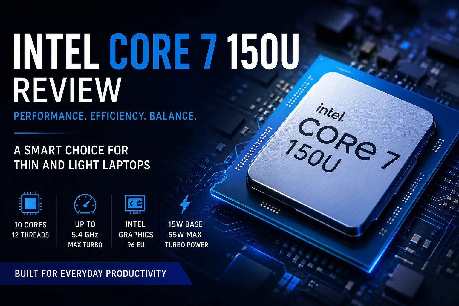 Recensione del processore Intel Core 7 150U