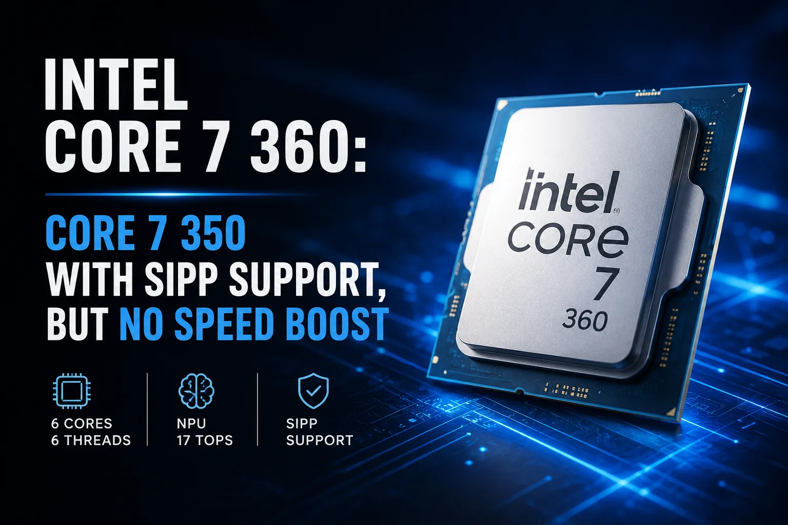 Test des Intel Core 7 360 Prozessors
