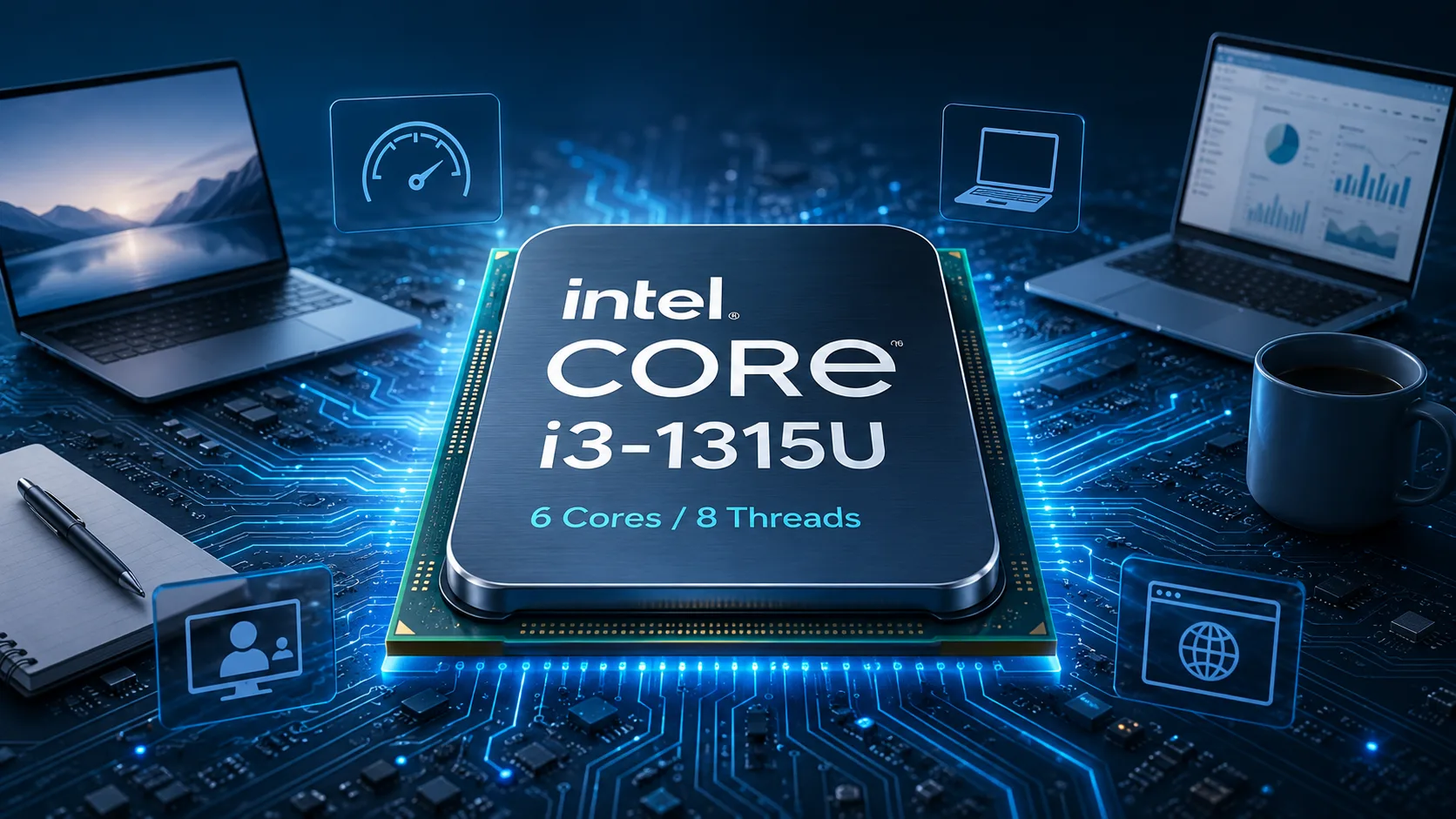 Test du processeur Intel Core i3-1315U