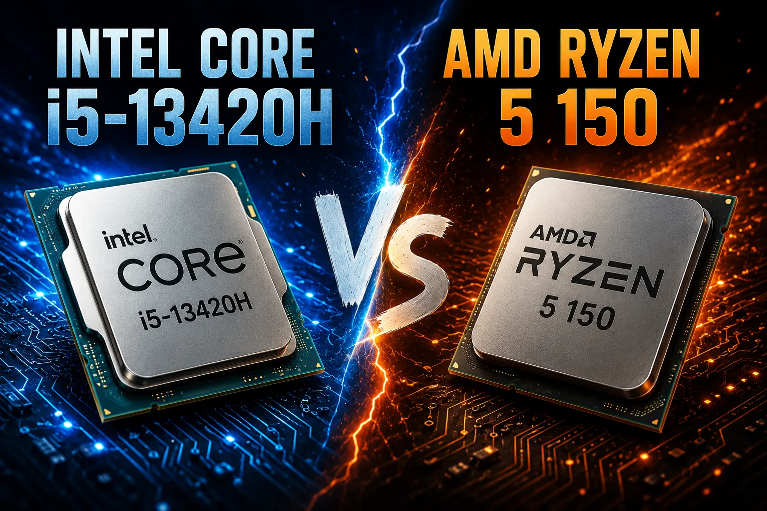 Сравнение процессоров Intel Core i5-13420H vs AMD Ryzen 5 150
