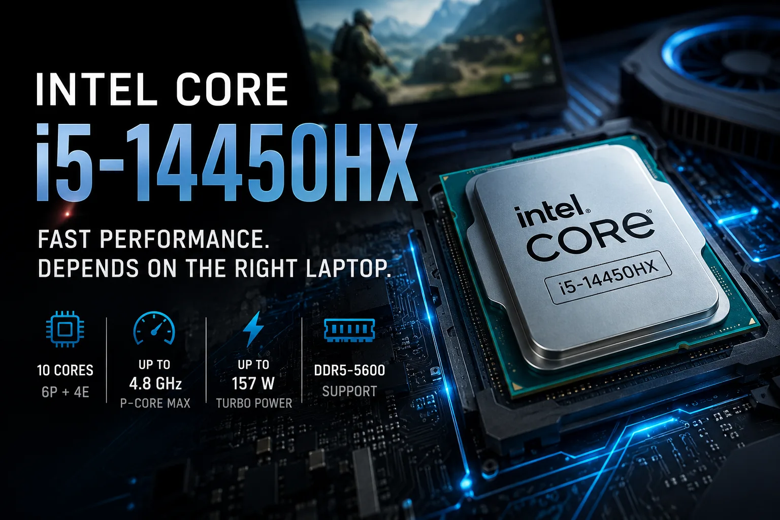 Intel Core i5-14450HX プロセッサーのレビュー