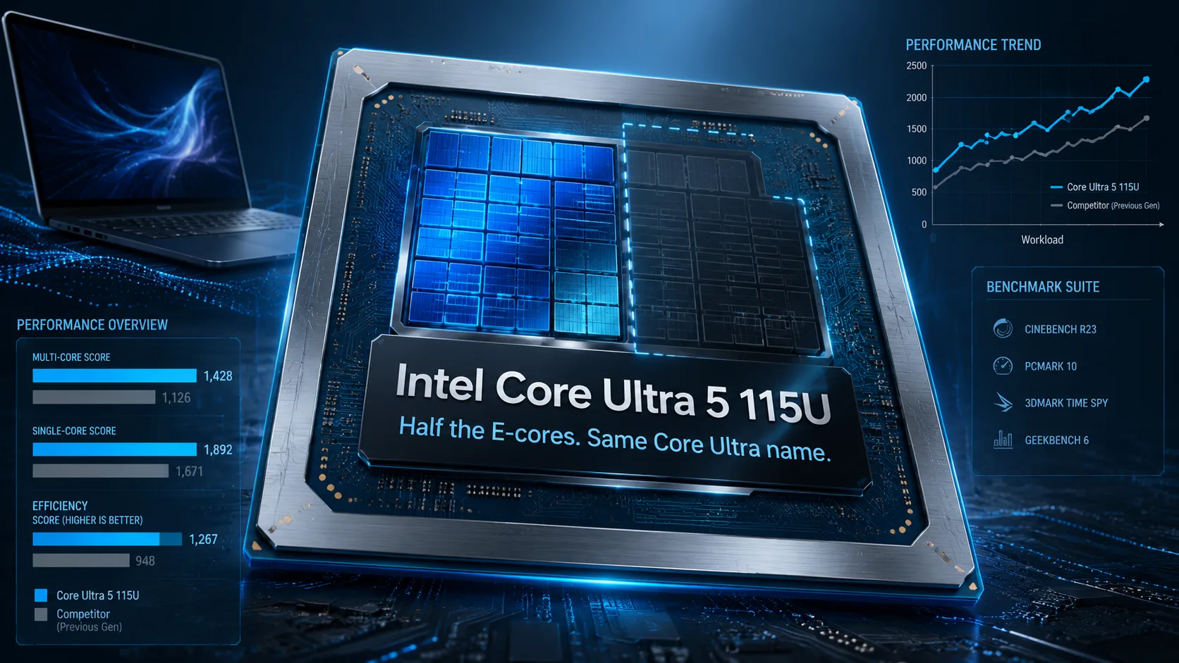 Intel Core Ultra 5 115U 프로세서 리뷰