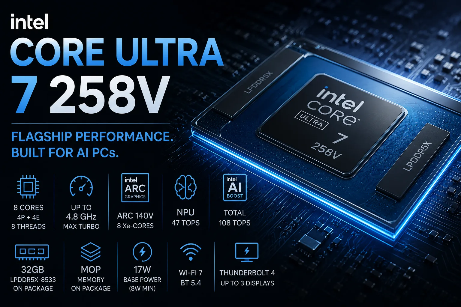 Recensione del processore Intel Core Ultra 7 258V