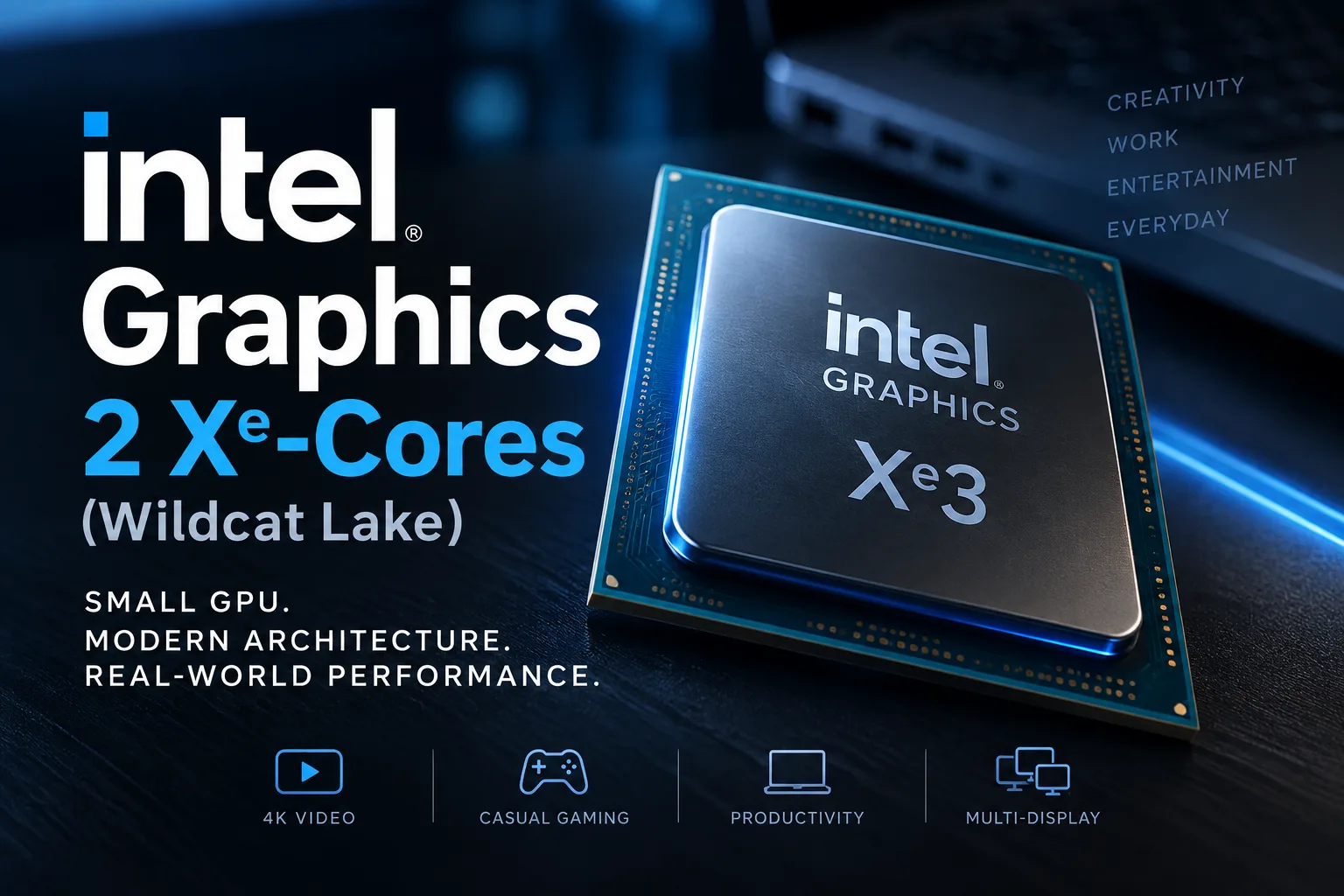 Intel Graphics 2 Xe-Cores (Wildcat Lake) グラフィックカードのレビュー
