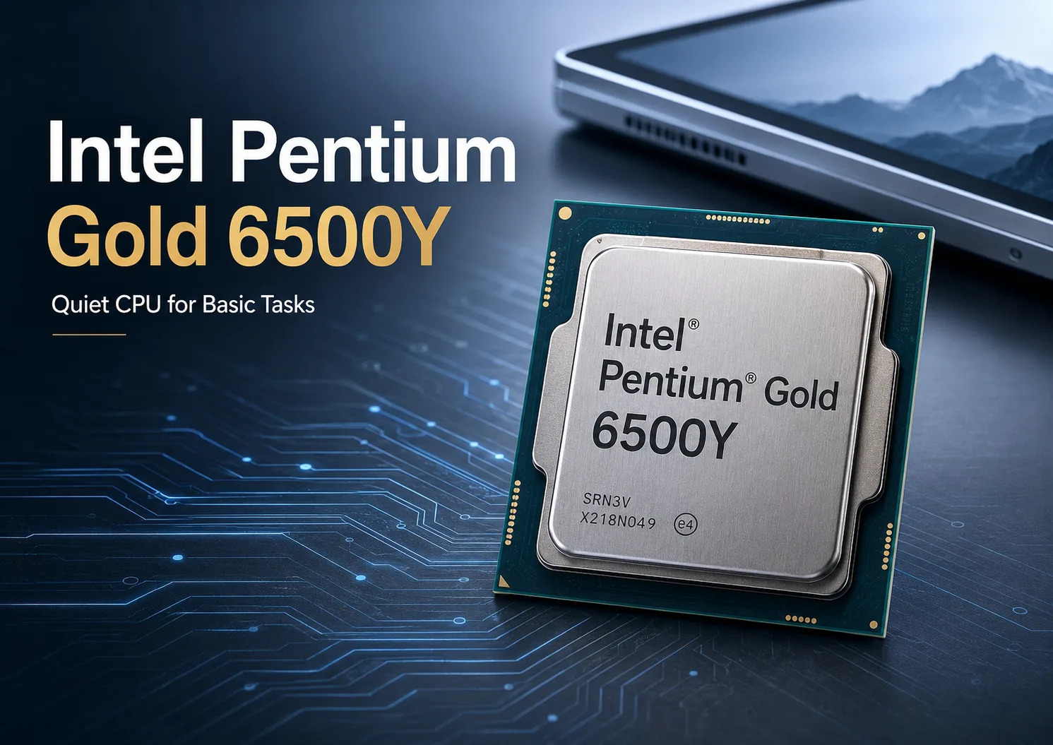 Intel Pentium Gold 6500Y processor review