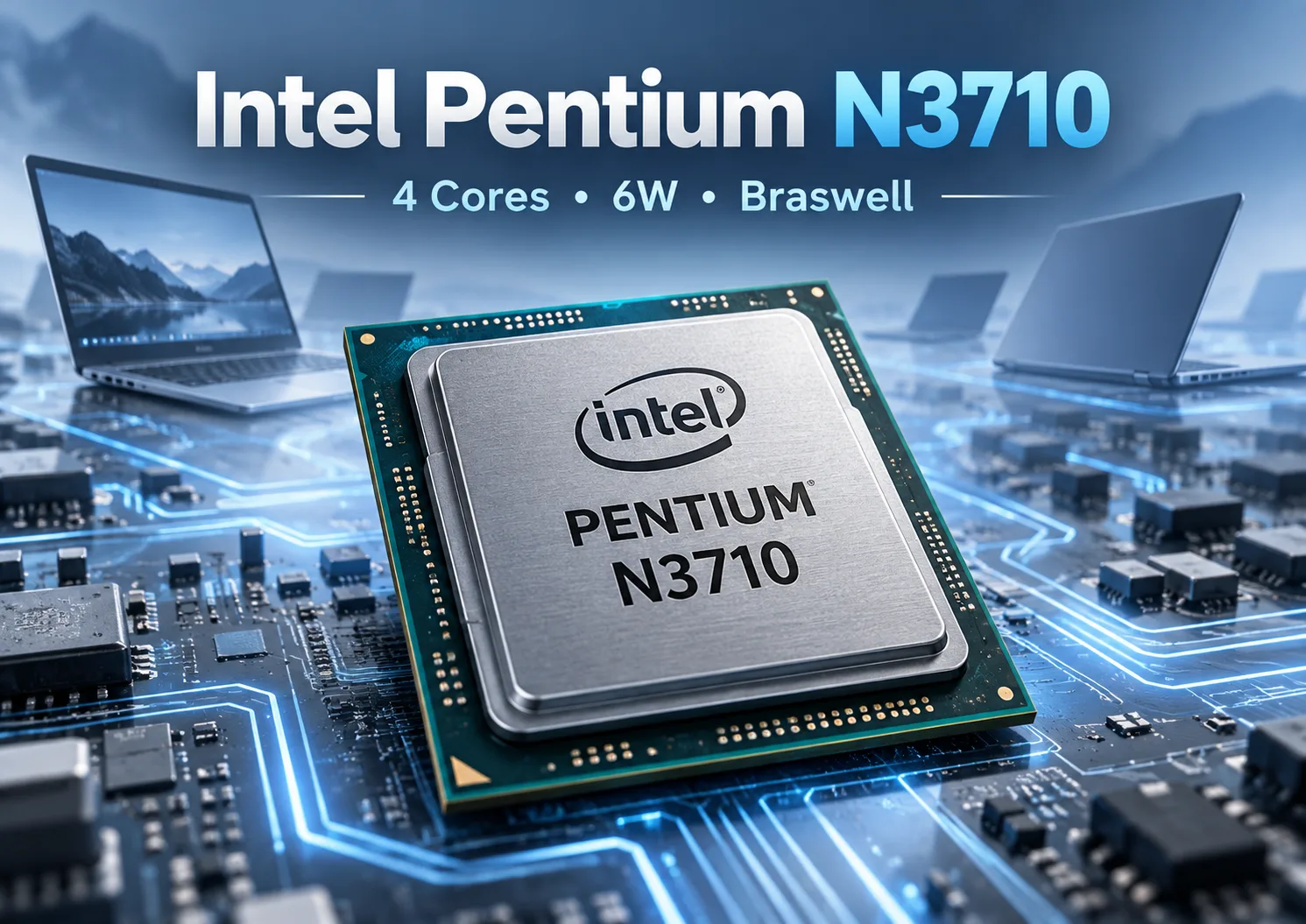 Análisis del procesador Intel Pentium N3710