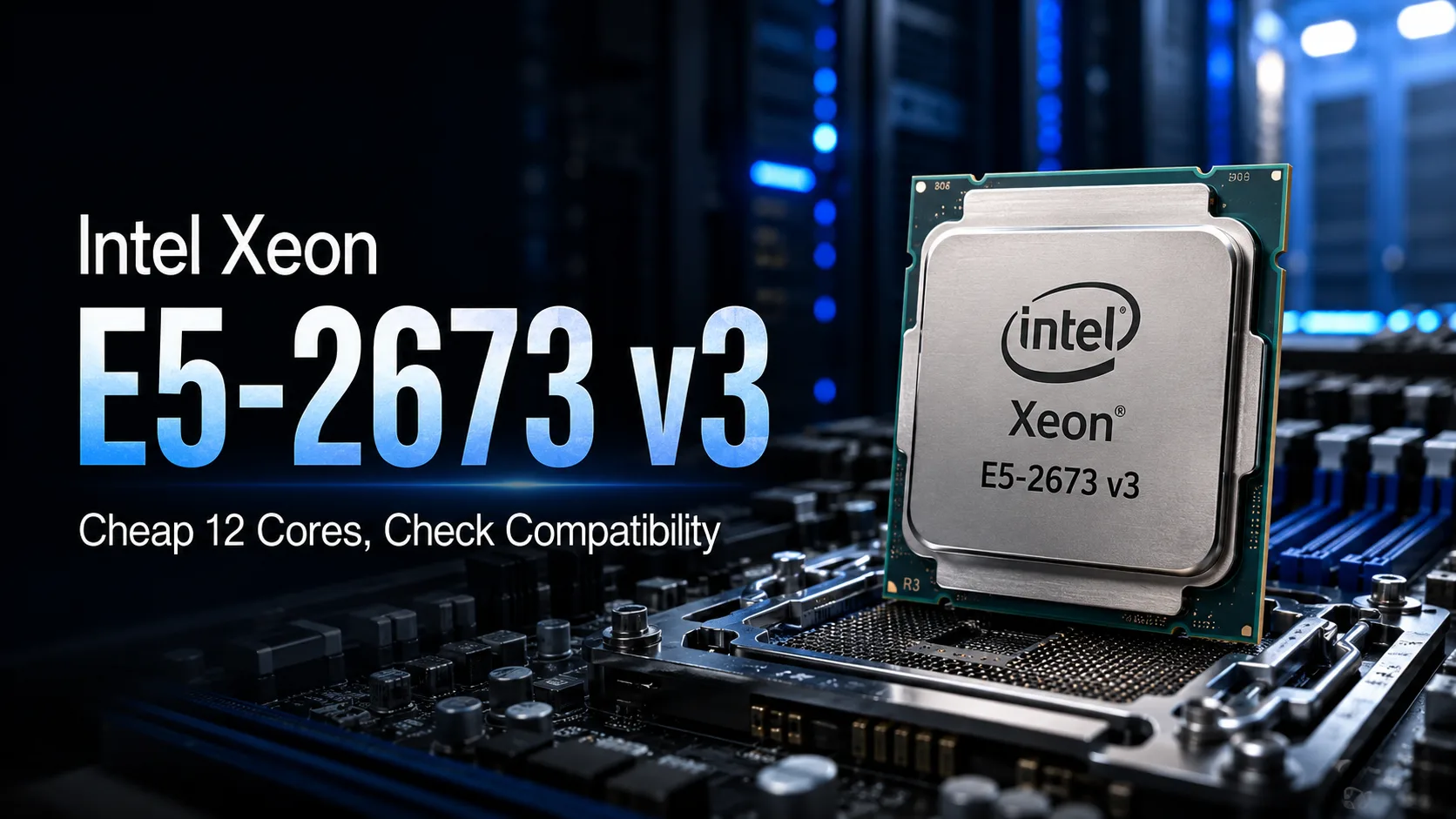 Intel Xeon E5-2673 v3 프로세서 리뷰