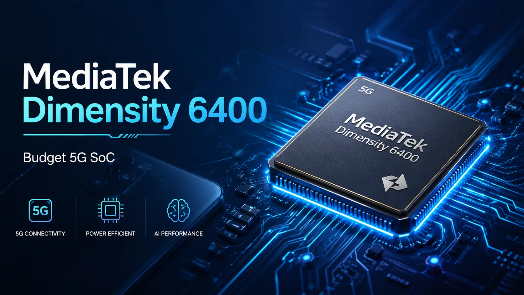 Análise do chipset móvel MediaTek Dimensity 6400