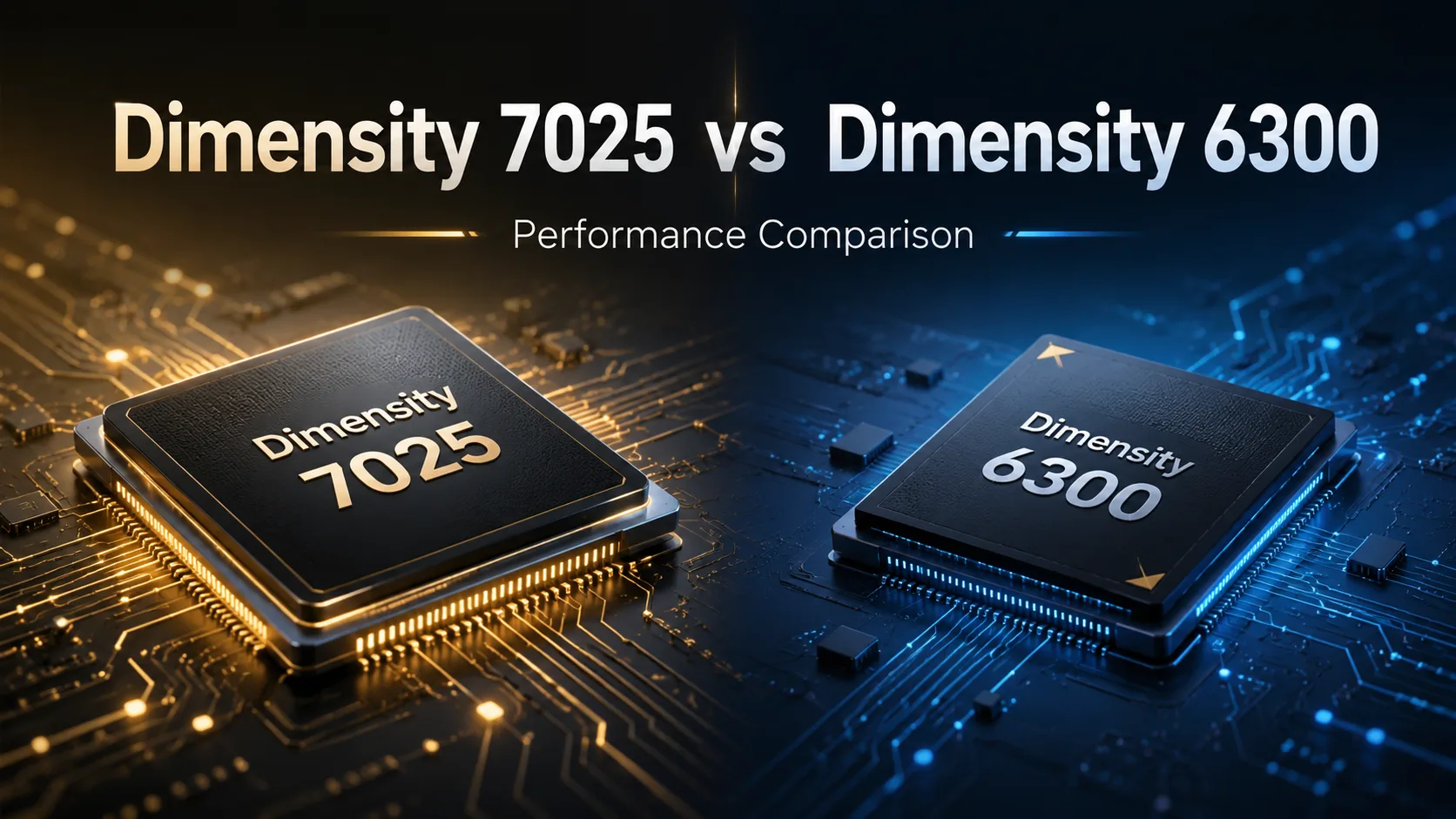 Vergleich mobiler Chipsätze MediaTek Dimensity 7025 vs MediaTek Dimensity 6300