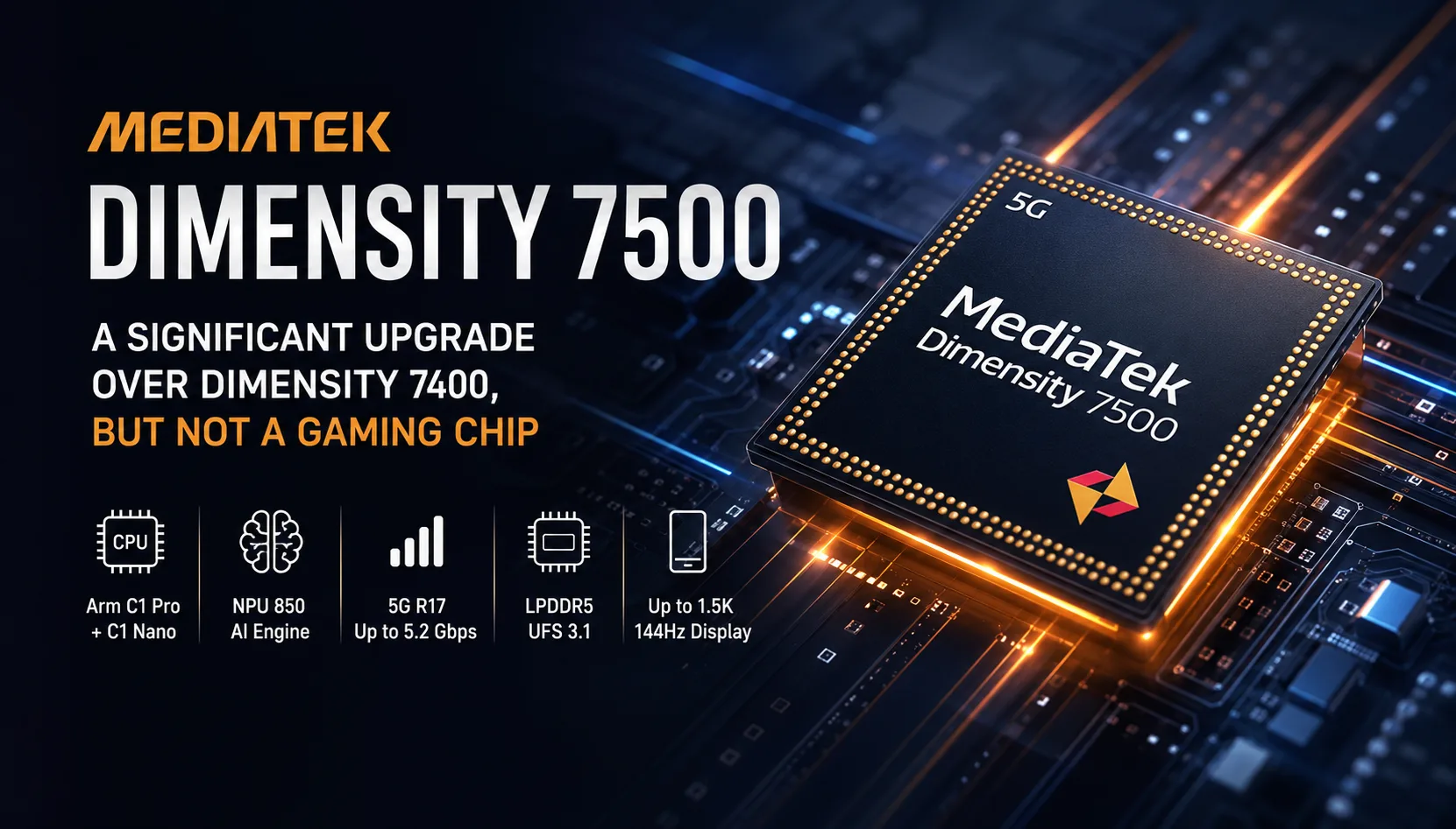 Обзор мобильного чипсета MediaTek Dimensity 7500