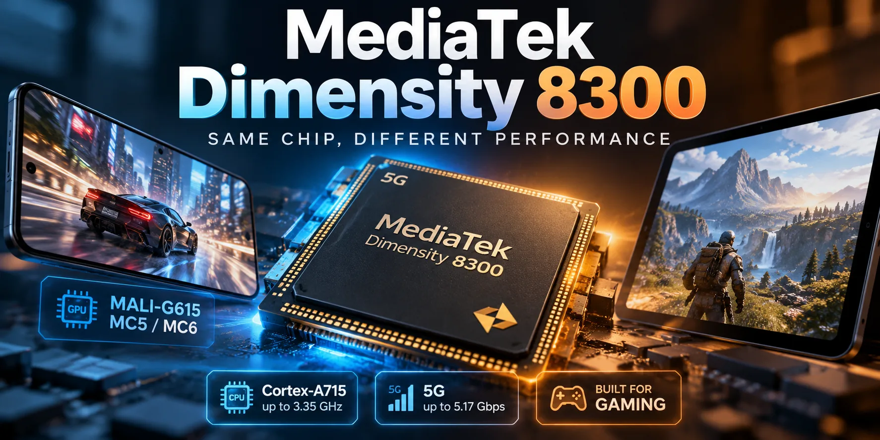 Test du chipset mobile MediaTek Dimensity 8300