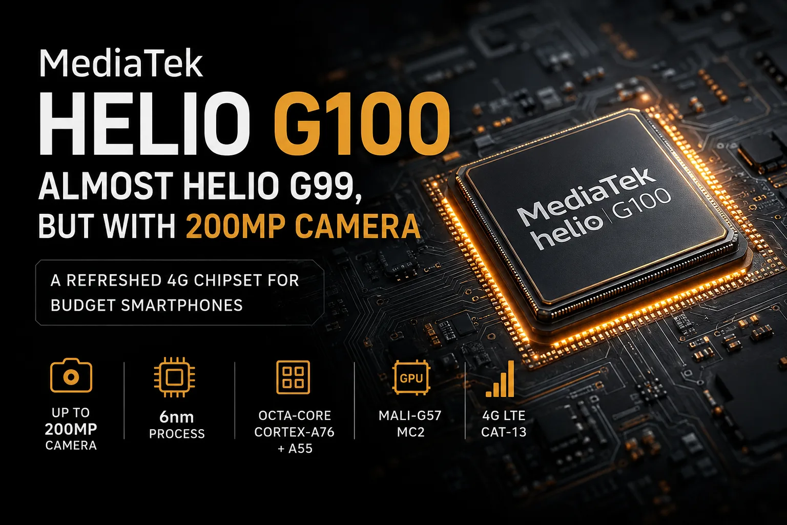 Análise do chipset móvel MediaTek Helio G100