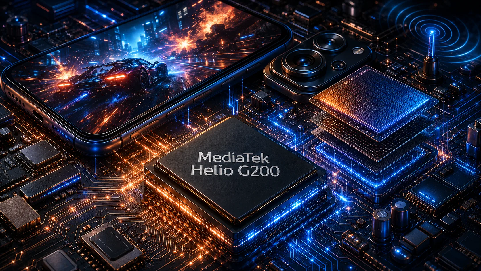 Обзор мобильного чипсета MediaTek Helio G200
