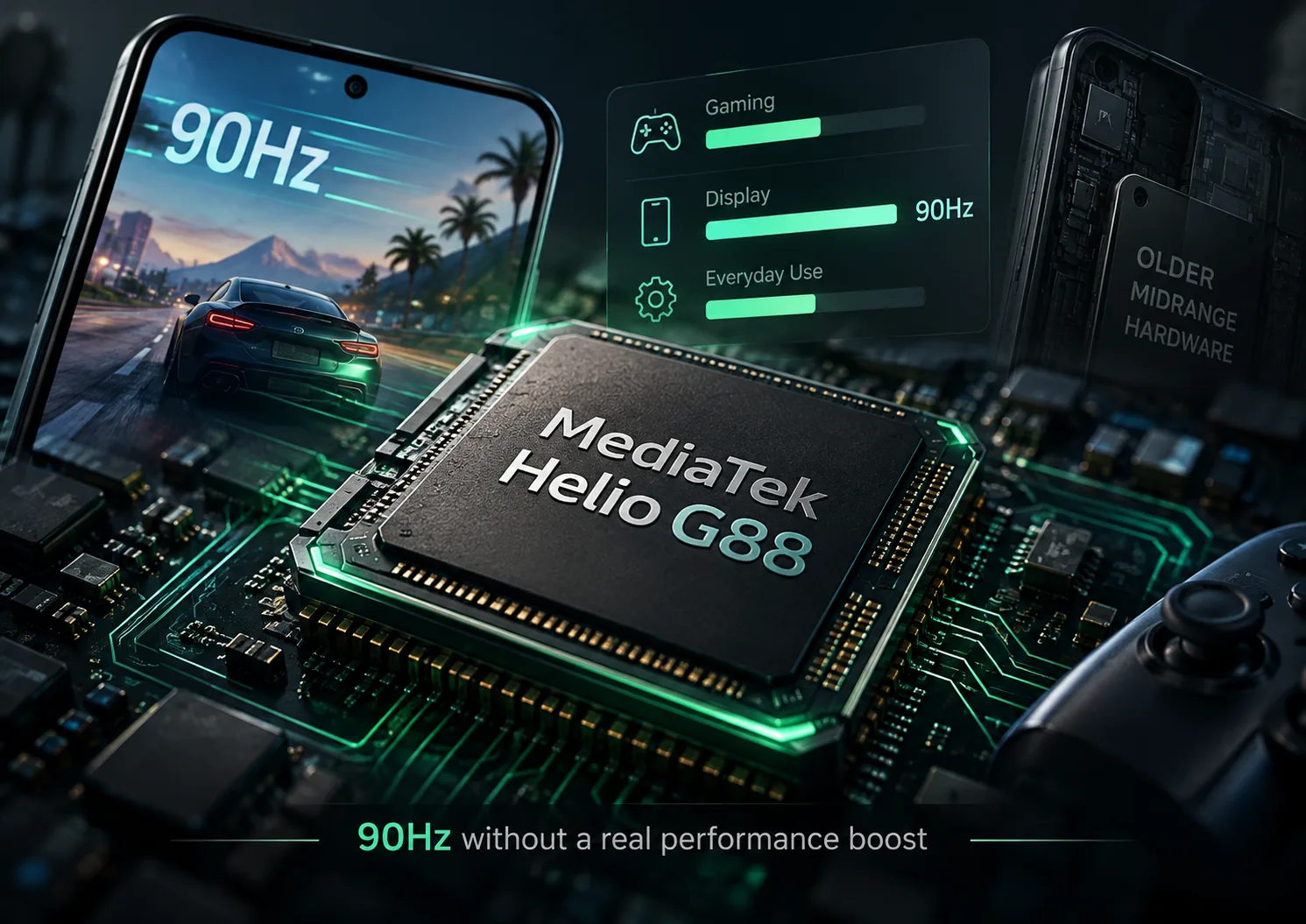 Test du chipset mobile MediaTek Helio G88