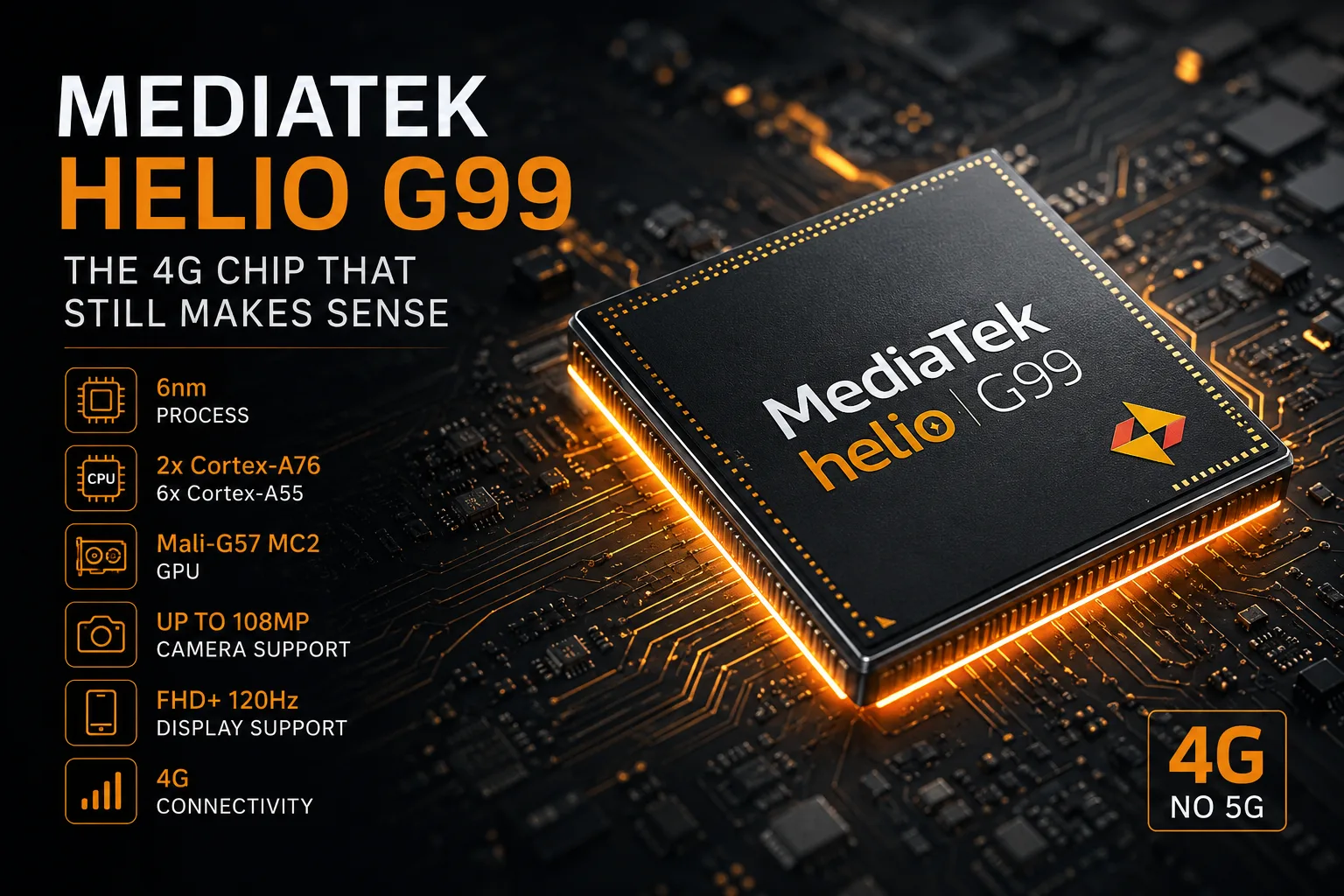 Обзор мобильного чипсета MediaTek Helio G99