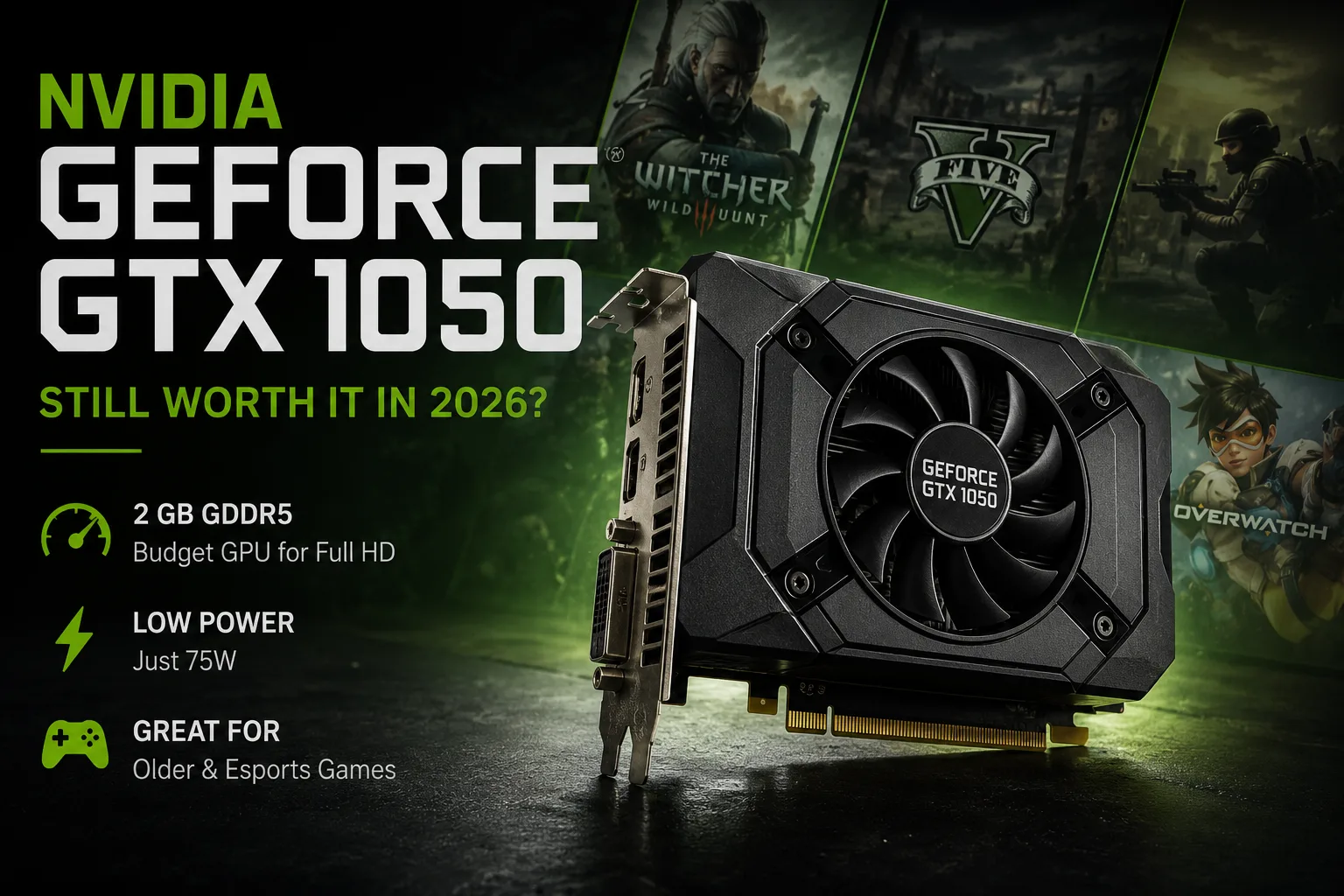 Обзор видеокарты NVIDIA GeForce GTX 1050