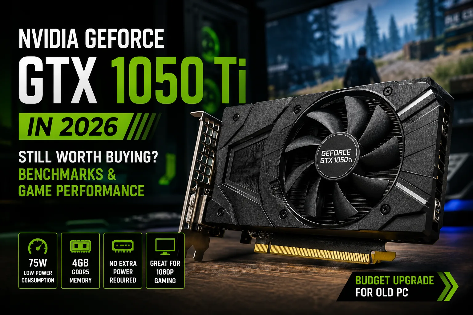 Обзор видеокарты NVIDIA GeForce GTX 1050 Ti