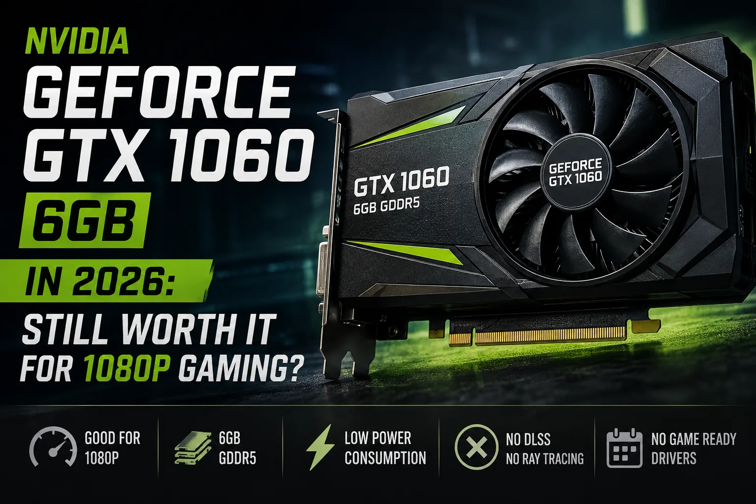 Análisis de la tarjeta gráfica NVIDIA GeForce GTX 1060 6 GB