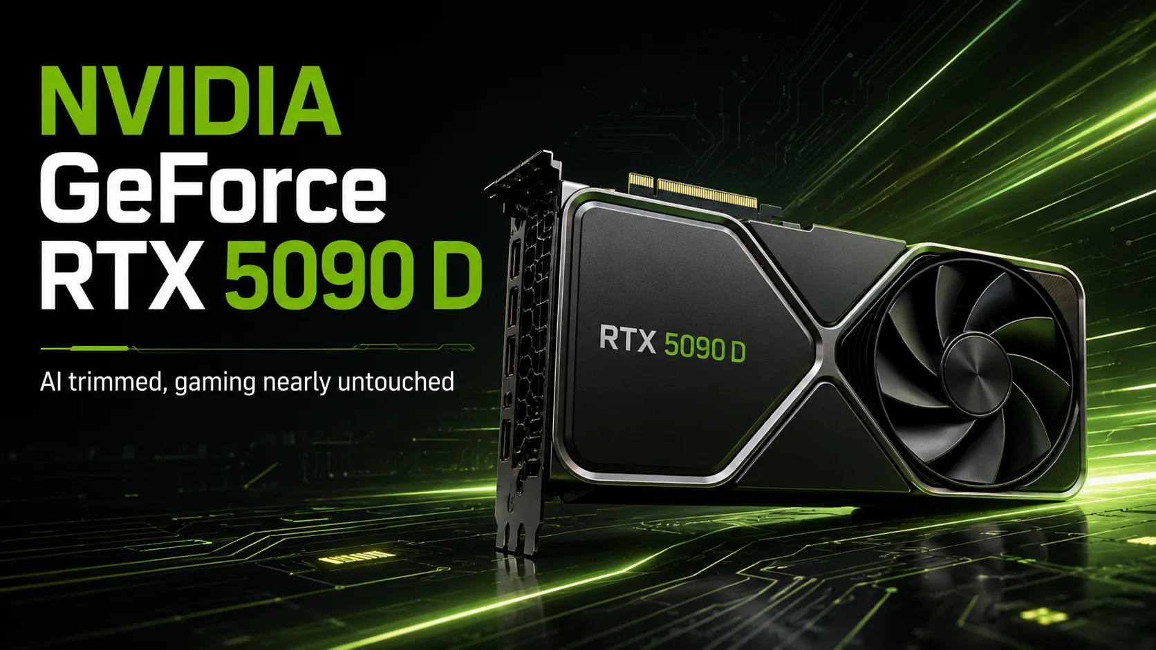 Test der NVIDIA GeForce RTX 5090 D Grafikkarte