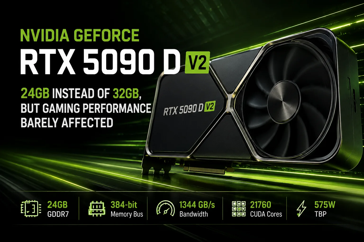 NVIDIA GeForce RTX 5090 D V2 グラフィックカードのレビュー