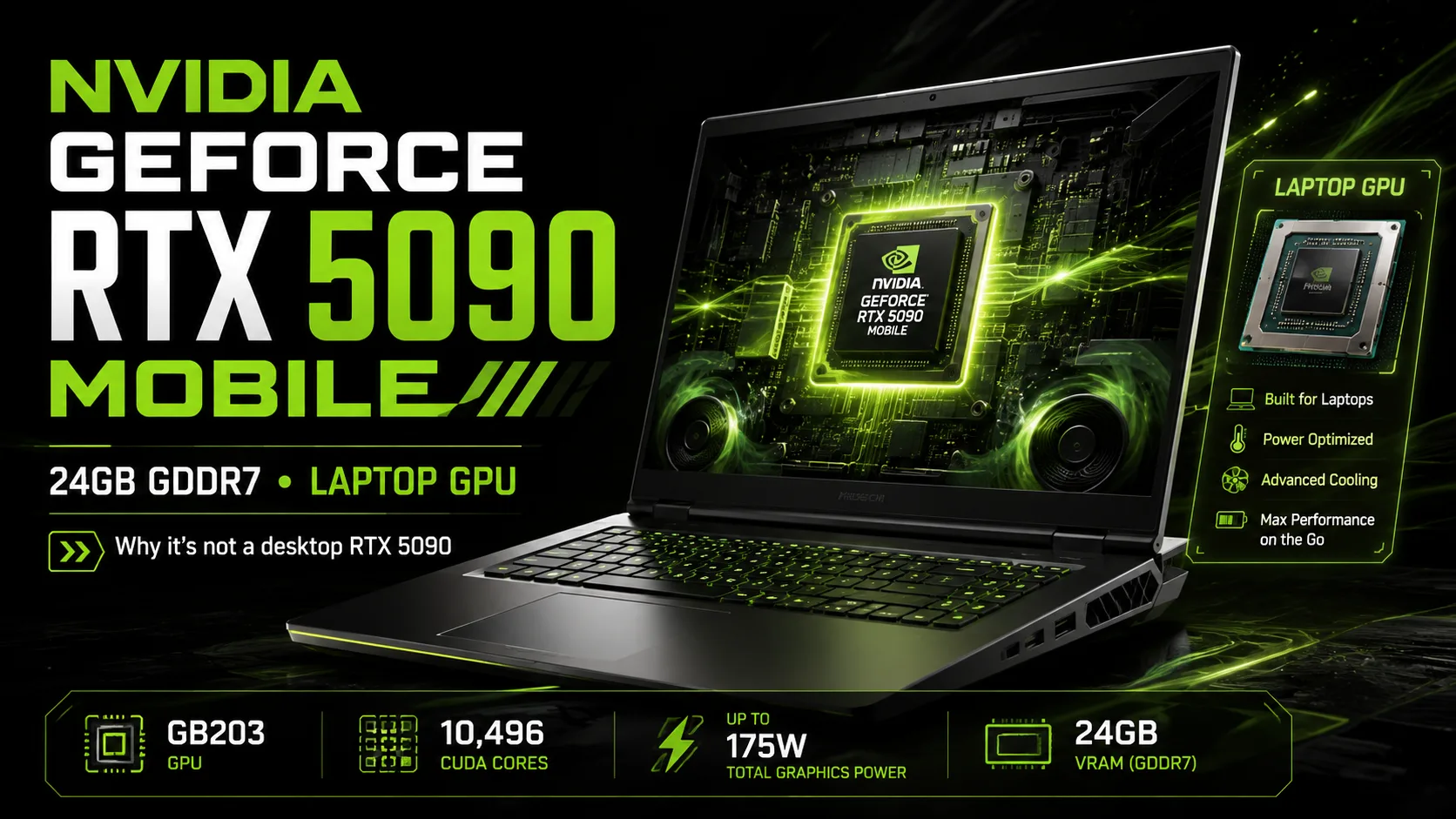 NVIDIA GeForce RTX 5090 Mobile グラフィックカードのレビュー