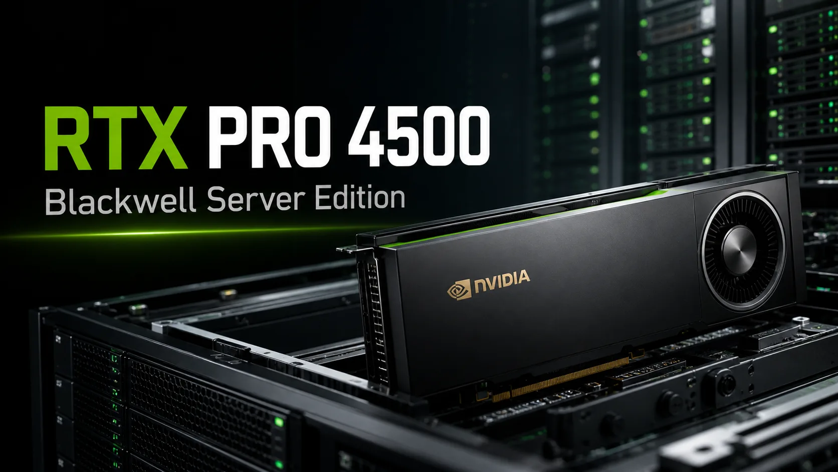 NVIDIA RTX PRO 4500 Blackwell Server graphics card review
