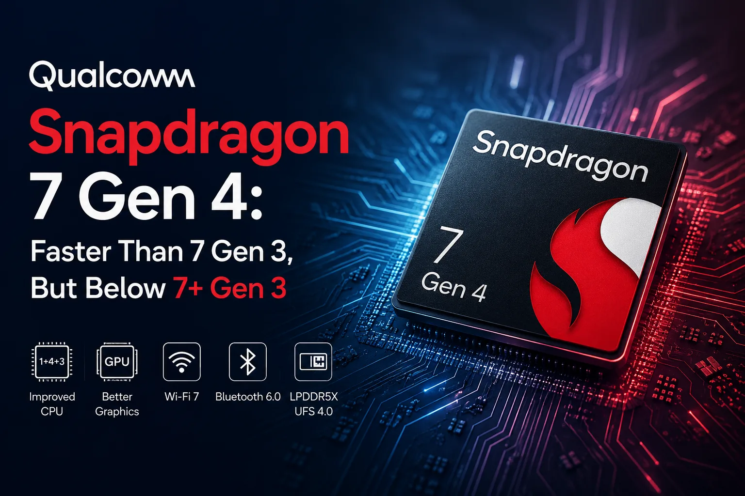 Análise do chipset móvel Qualcomm Snapdragon 7 Gen 4