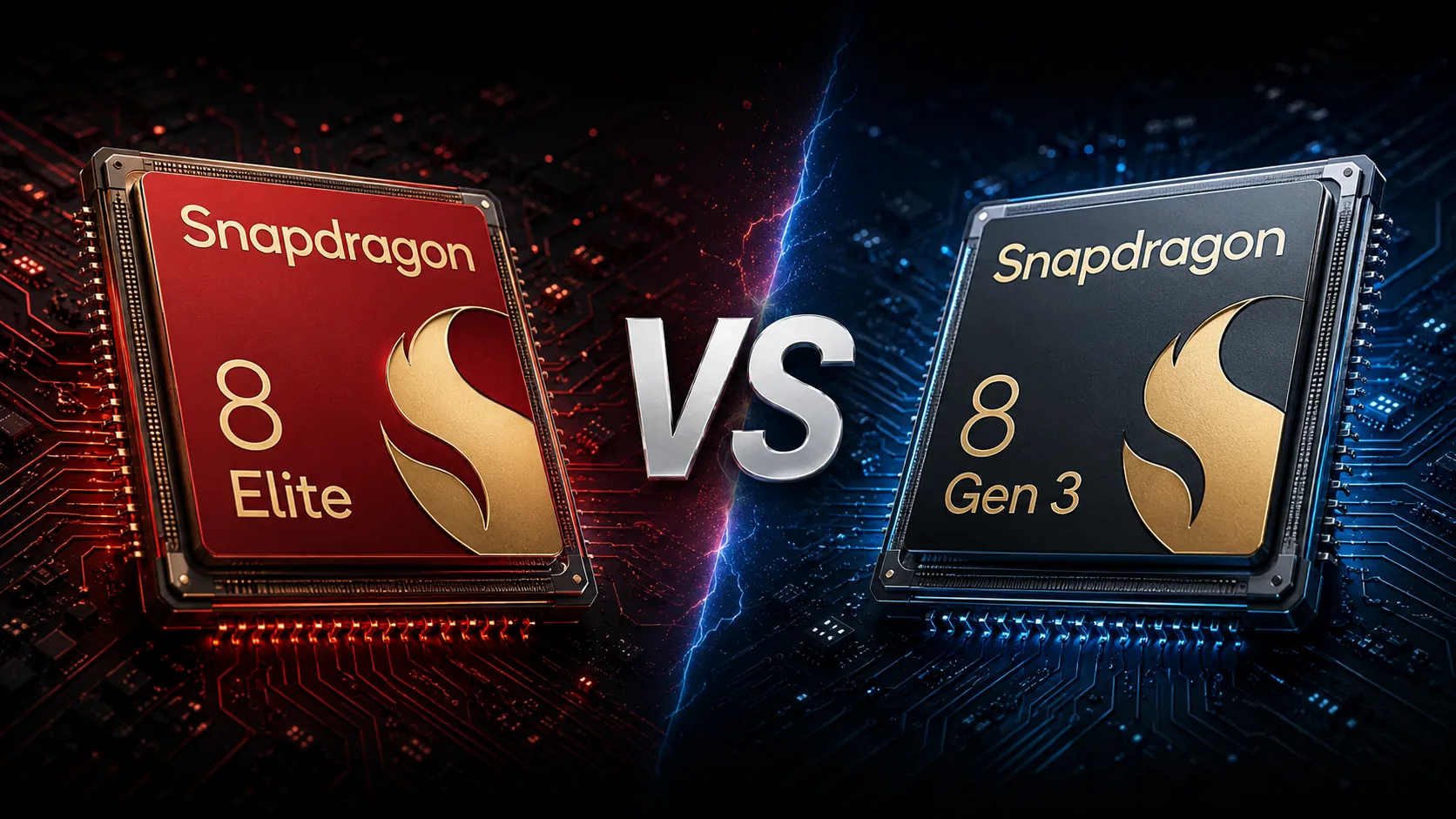 Сравнение мобильных чипсетов Qualcomm Snapdragon 8 Elite vs Qualcomm Snapdragon 8 Gen 3