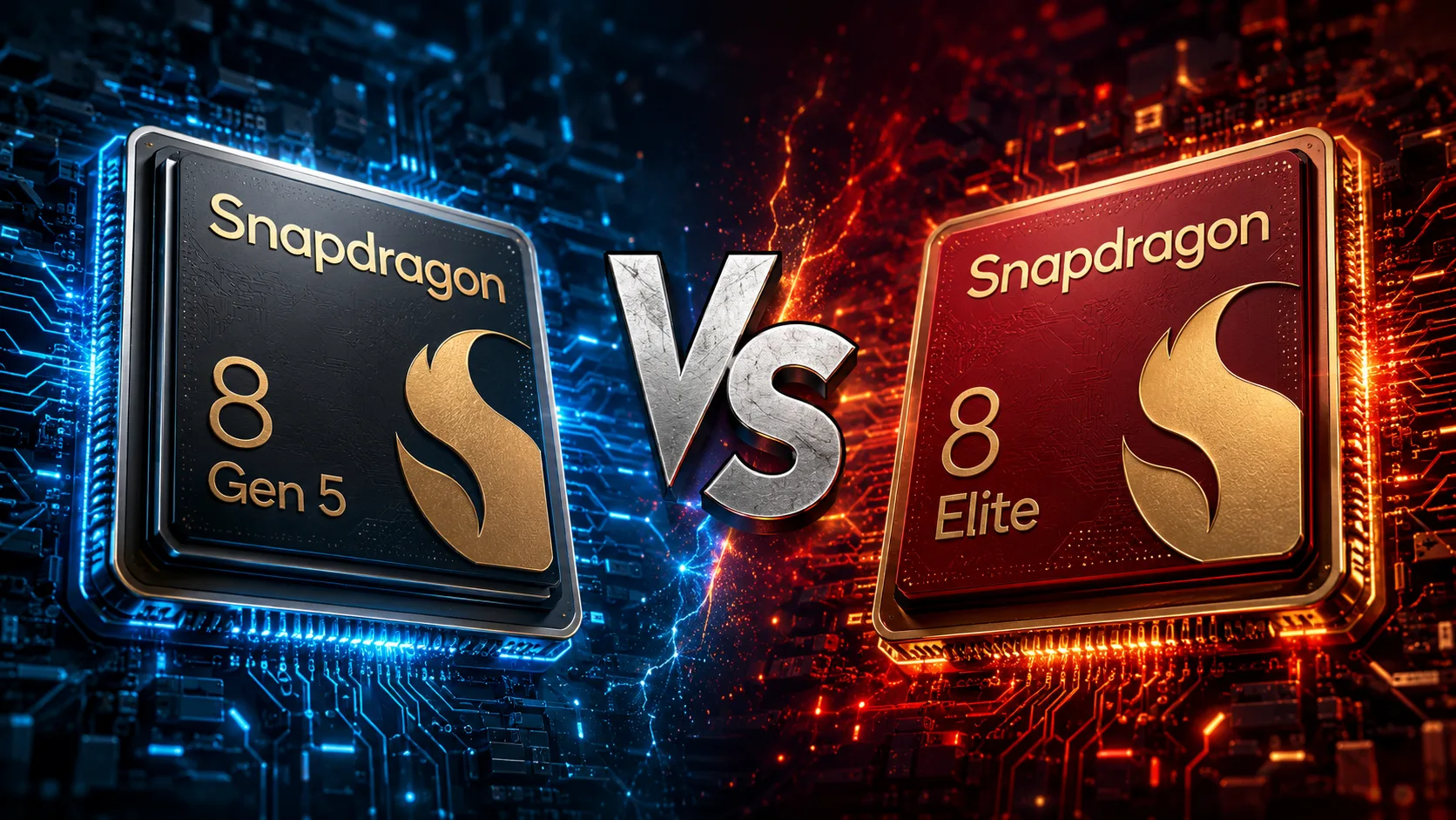 Сравнение мобильных чипсетов Qualcomm Snapdragon 8 Gen 5 vs Qualcomm Snapdragon 8 Elite