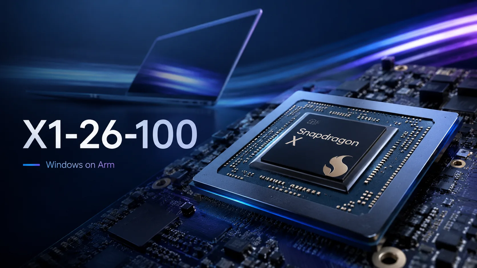 Análise do processador Qualcomm Snapdragon X X1-26-100