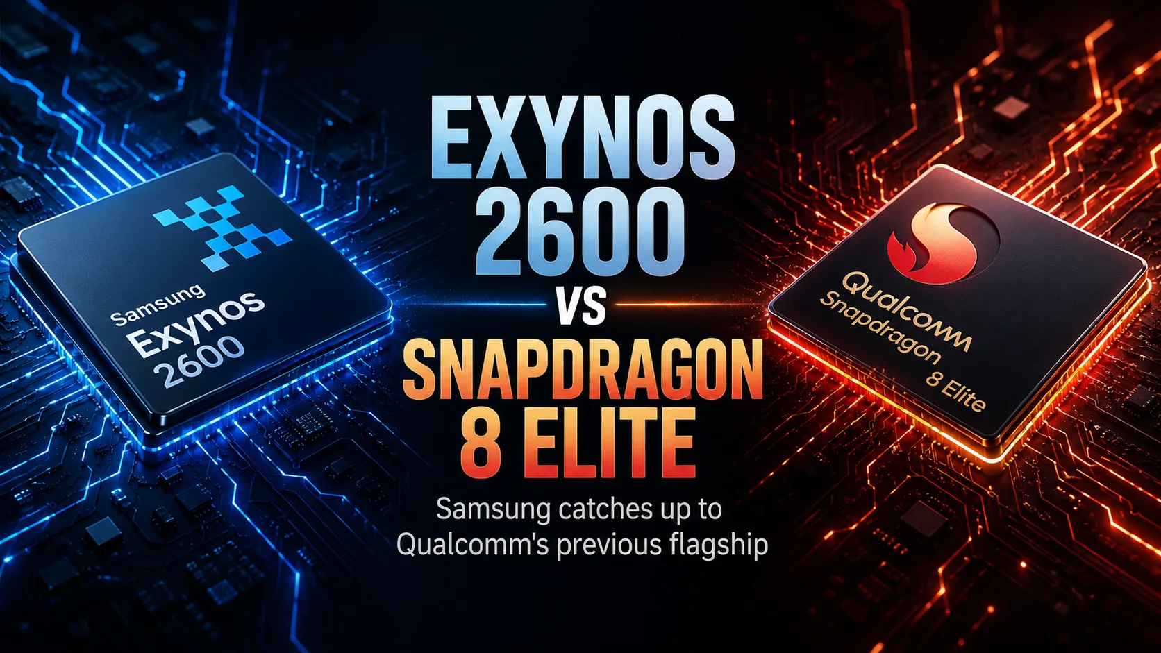 Vergleich mobiler Chipsätze Samsung Exynos 2600 vs Qualcomm Snapdragon 8 Elite