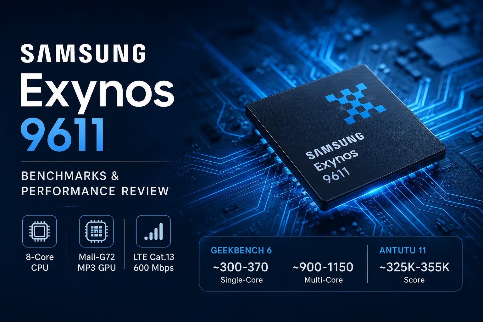 Samsung Exynos 9611 mobile chipset review
